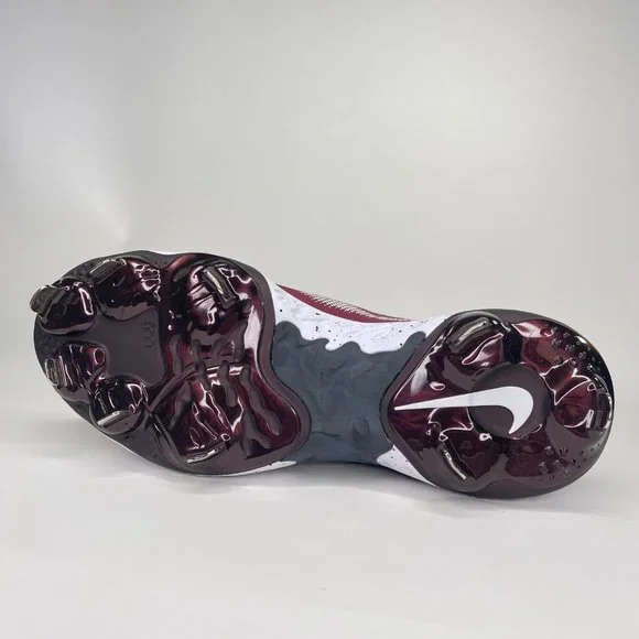 Nike Alpha Huarache Elite Low Crimson Black Baseball Cleats